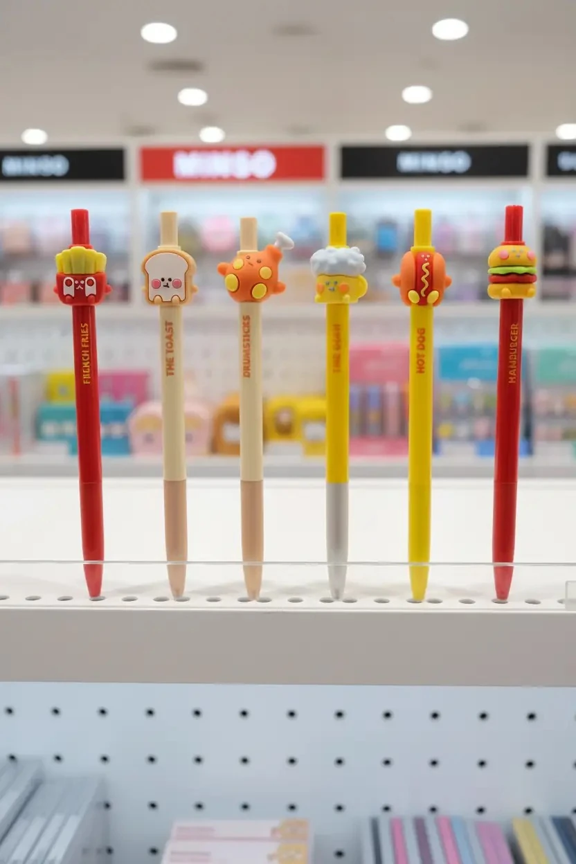 Pişirme Serisi Yiyecek Figürlü Tükenmez Kalem