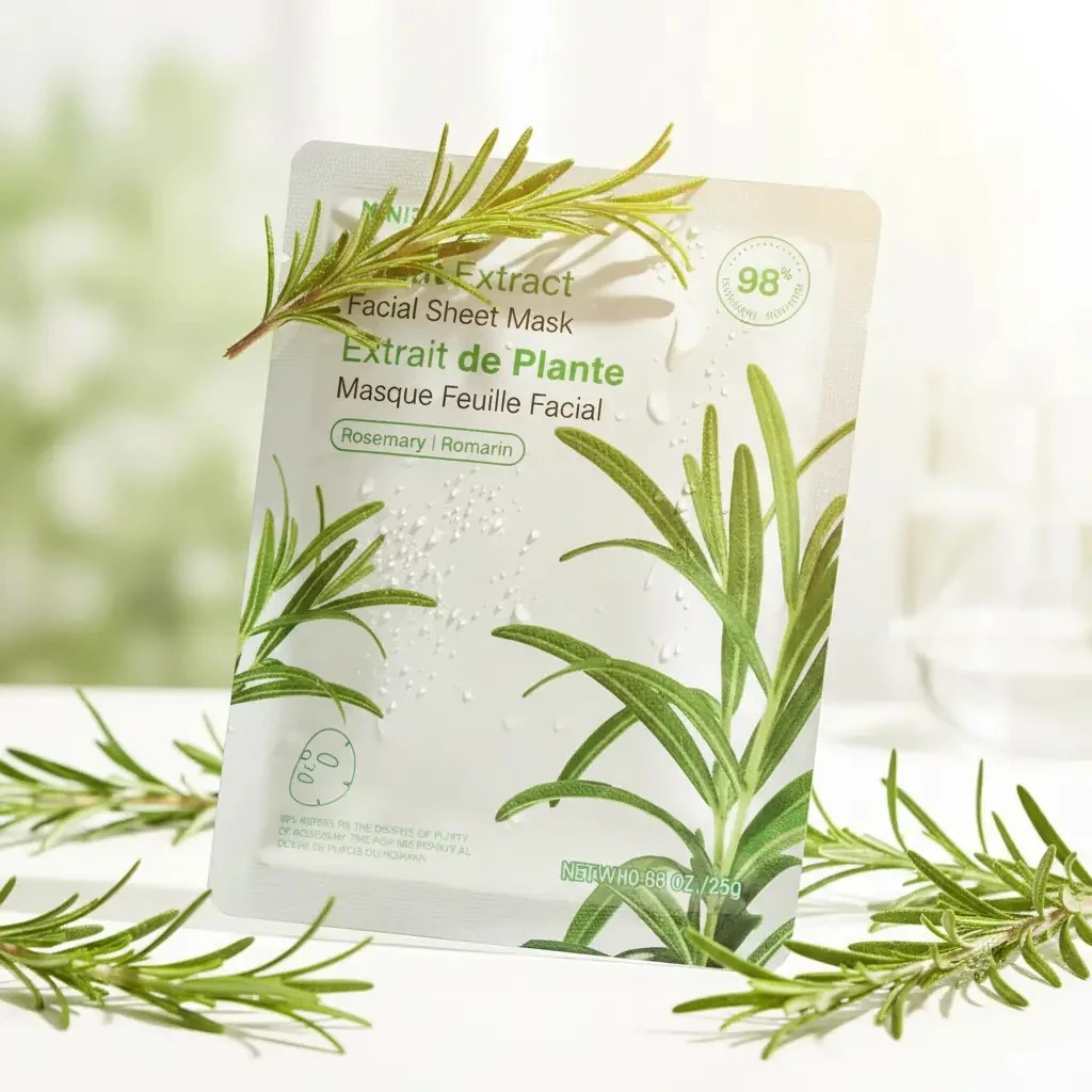 Bitki Özlü Yüz Maskesi (Biberiye)