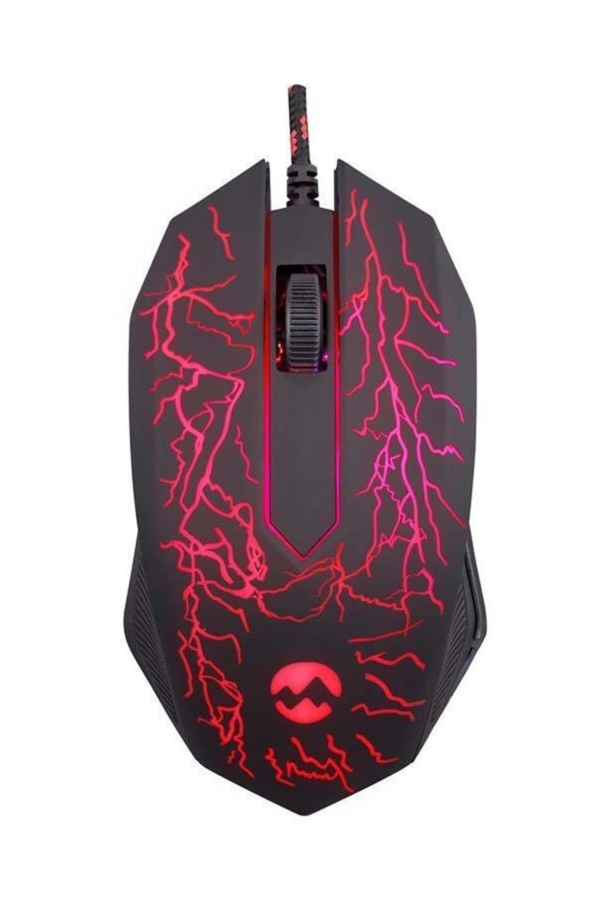 Siyah Everest Kmx-86 Olivine Usb Gökkuşağı Zemin Aydınlatmalı Q Klavye Ve Mouse Set