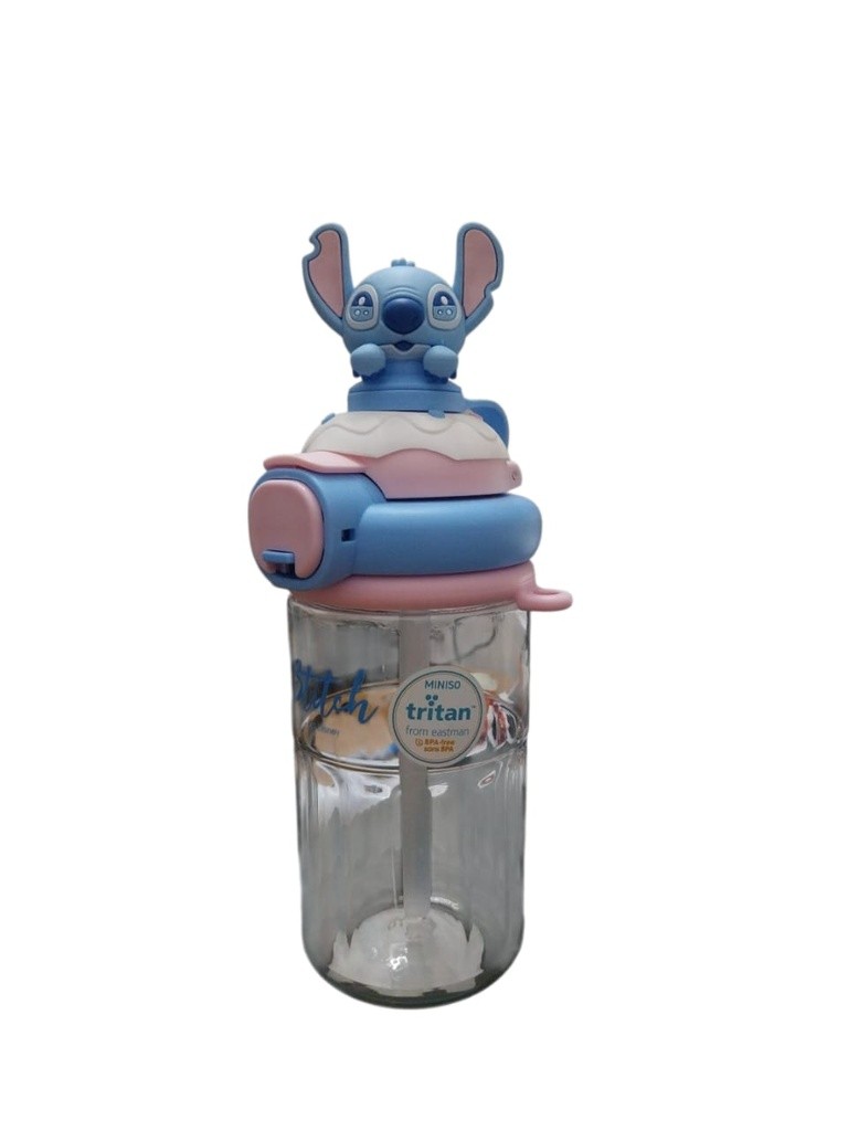 Disney Lilo&Stitch Lisanslı Askılı Tritan Şişe 600 ml - Stitch