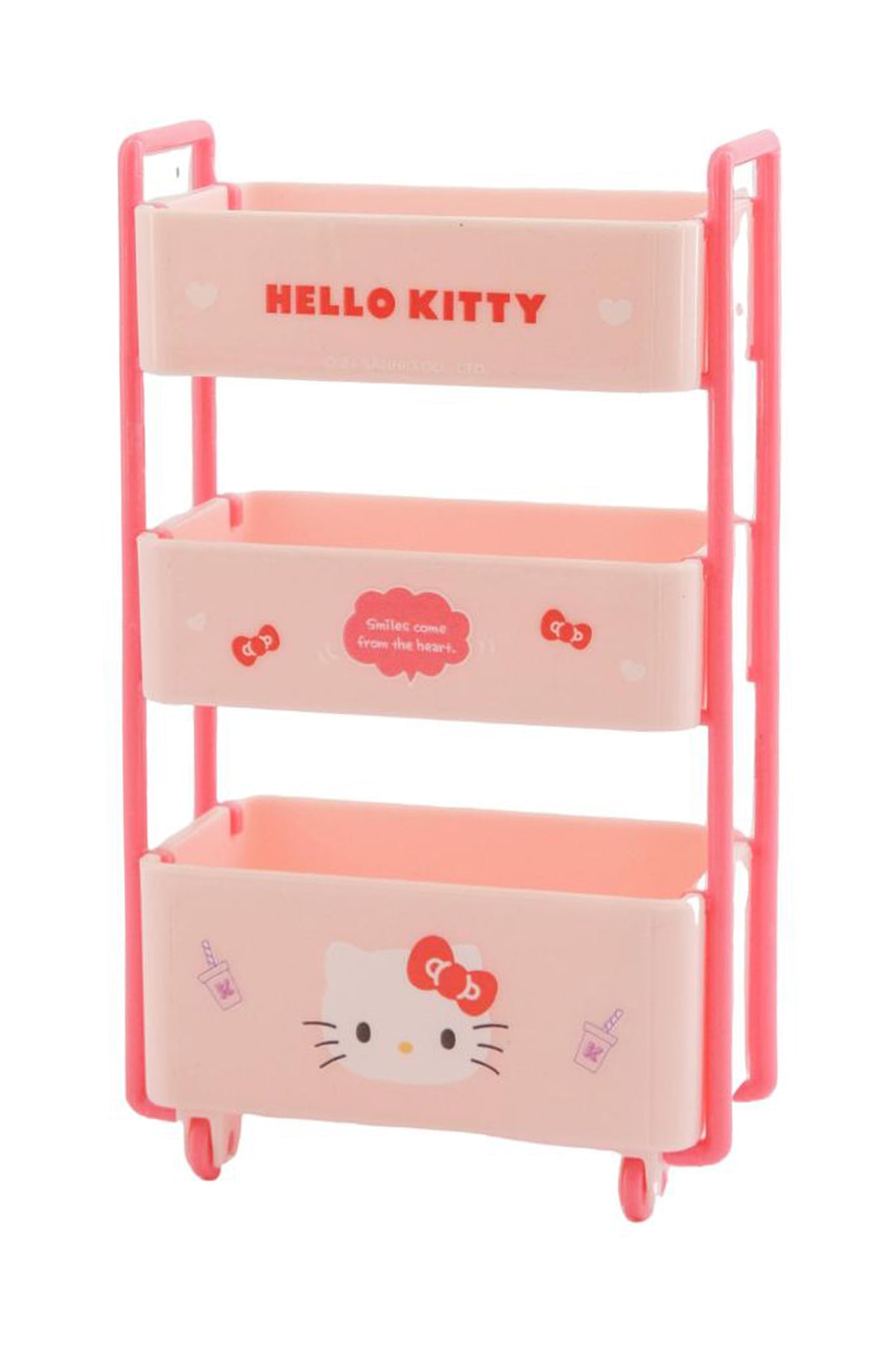 Sanrio Lisanslı Hello Kitty Tekerlekli El Arabası