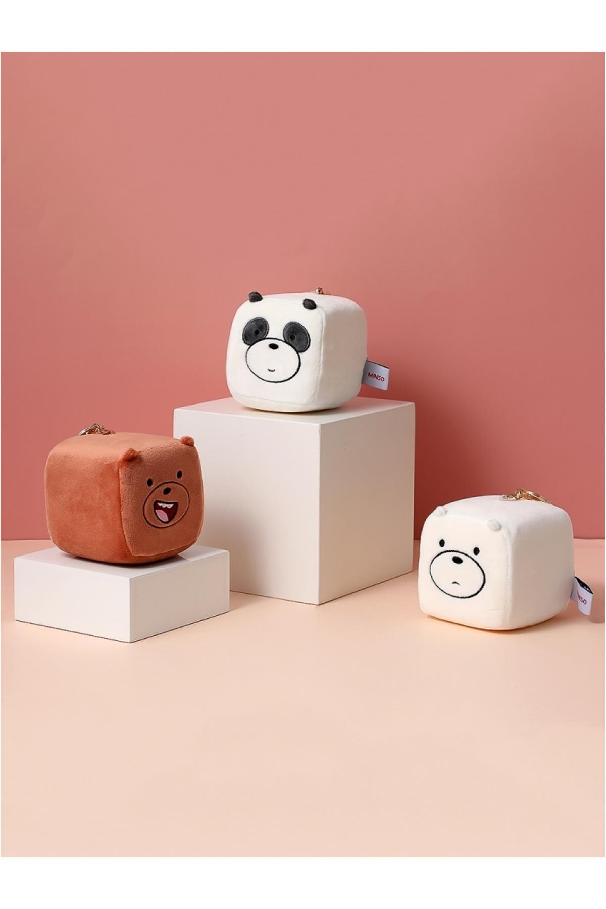 We Bare Bears Oyuncak Küp Anahtarlık (Grizzly)