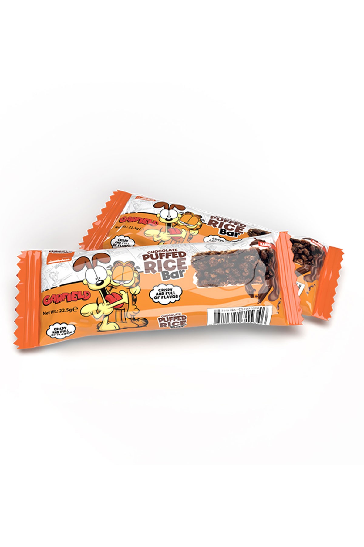 Garfield'la Çıtır Çikolata Keyfi - Puffed Rice Bar (22,5G)