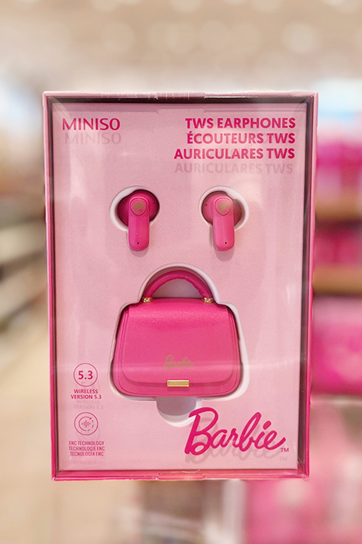 Barbie Lisanslı Çanta Şekilli Kulak İçi Bluetooth Kulaklık