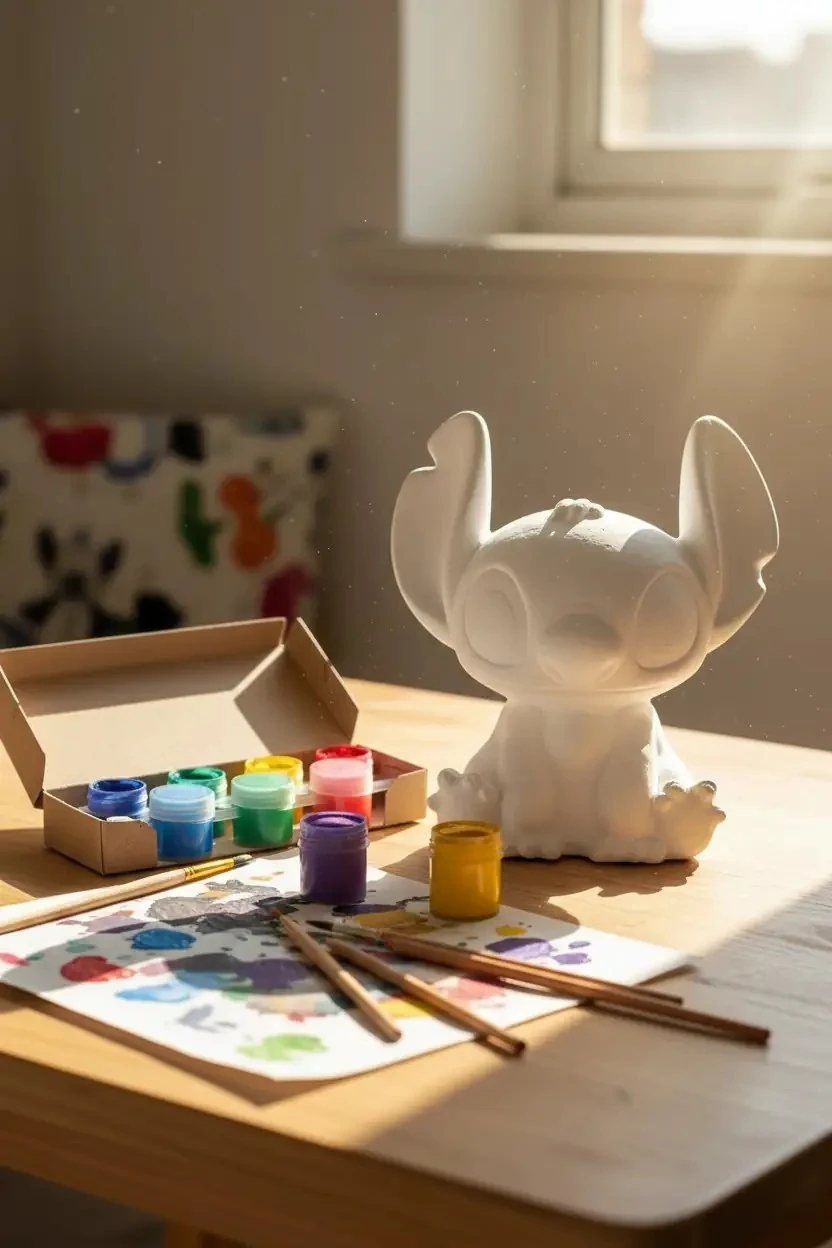 Disney Lilo & Stitch Lisanslı Figürlü Boyama Seti – Yaratıcı & Eğitici Aktivite