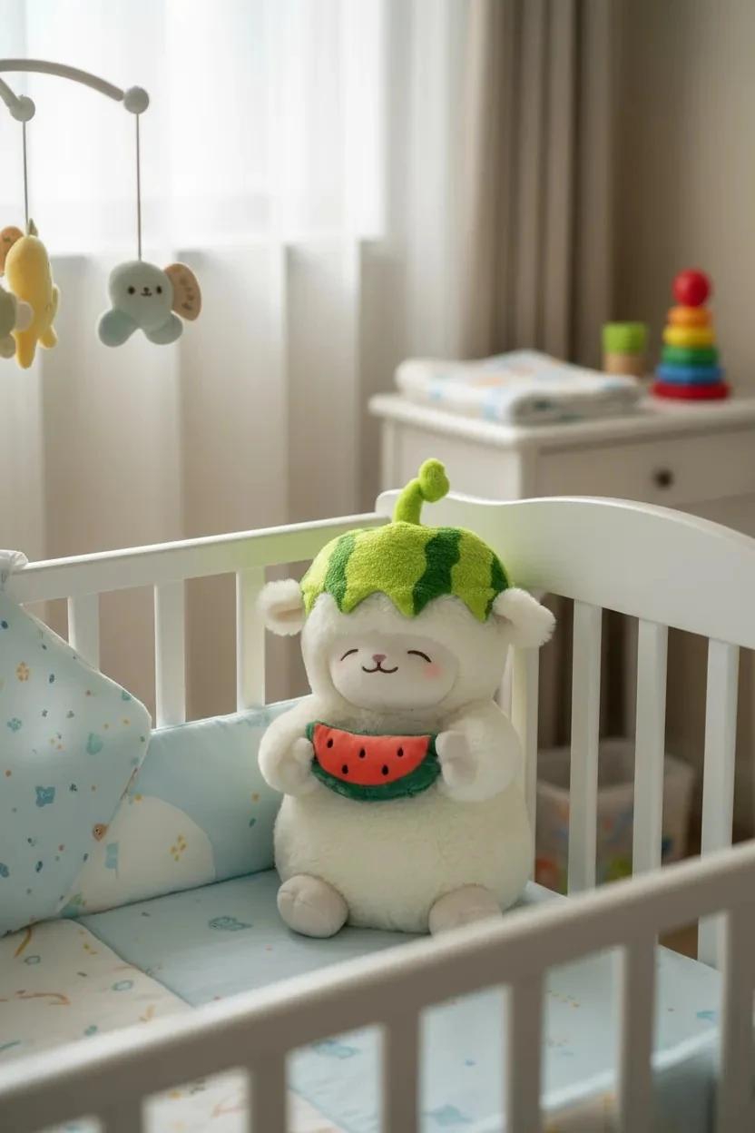 Kuzu Baa Serisi Peluş Oyuncak-Karpuz