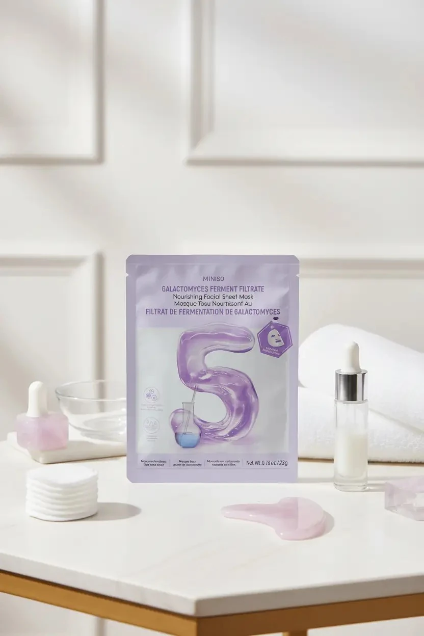 Miniso Lisanslı Galactomyces Ferment Filtratlı Besleyici Yüz Maskesi – Pratik Cilt Bakımı