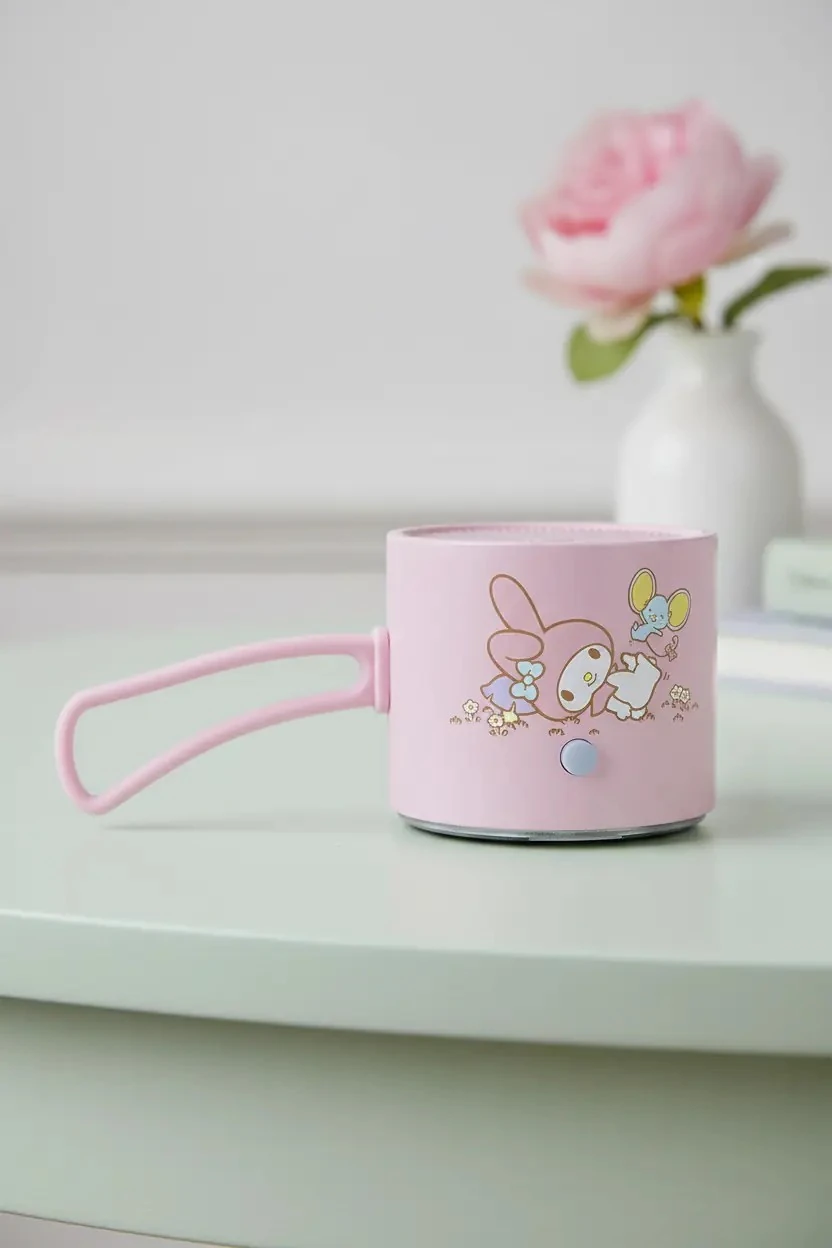 Sanrio Lisanslı My Melody Taşınabilir Metal Kablosuz Hoparlör