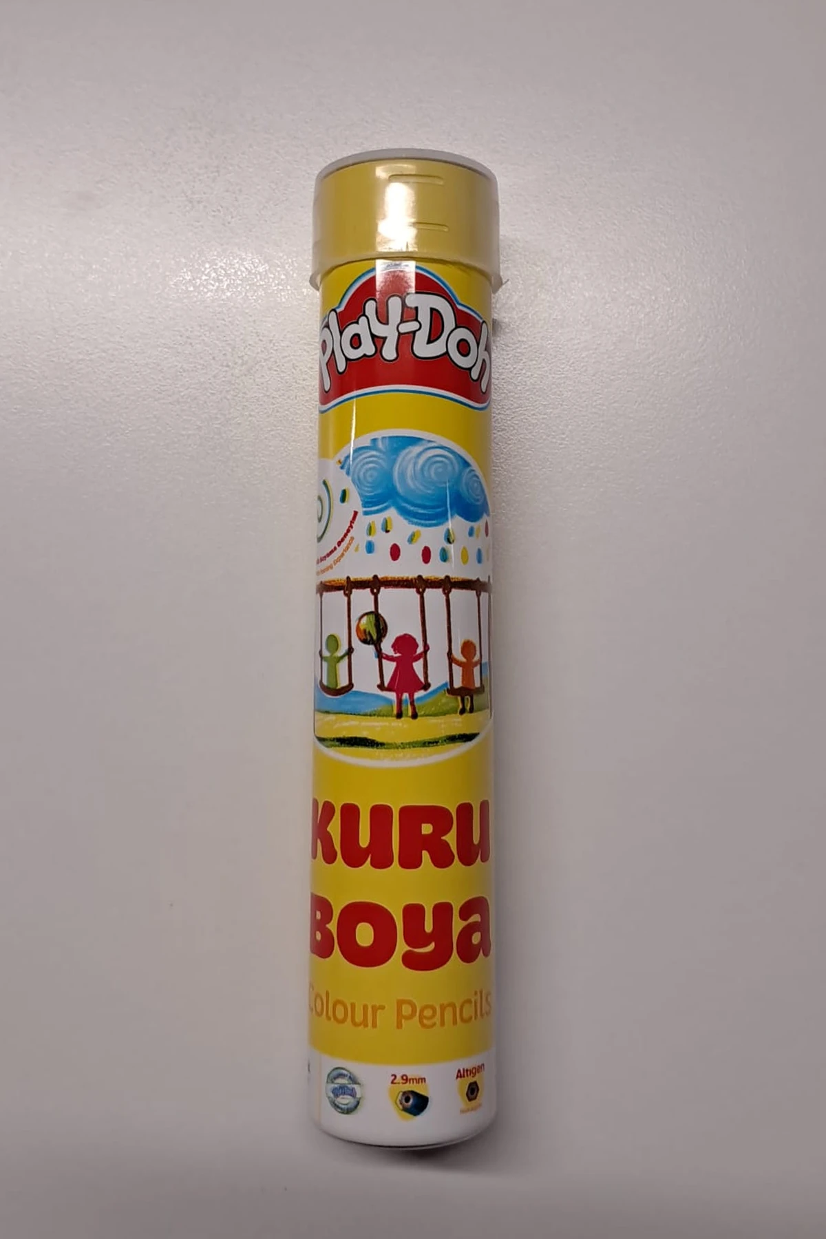 Play-Doh Kuruboya Tüp 12 Renk – 2,9 mm Uçlu Altıgen Kuru Boya Seti