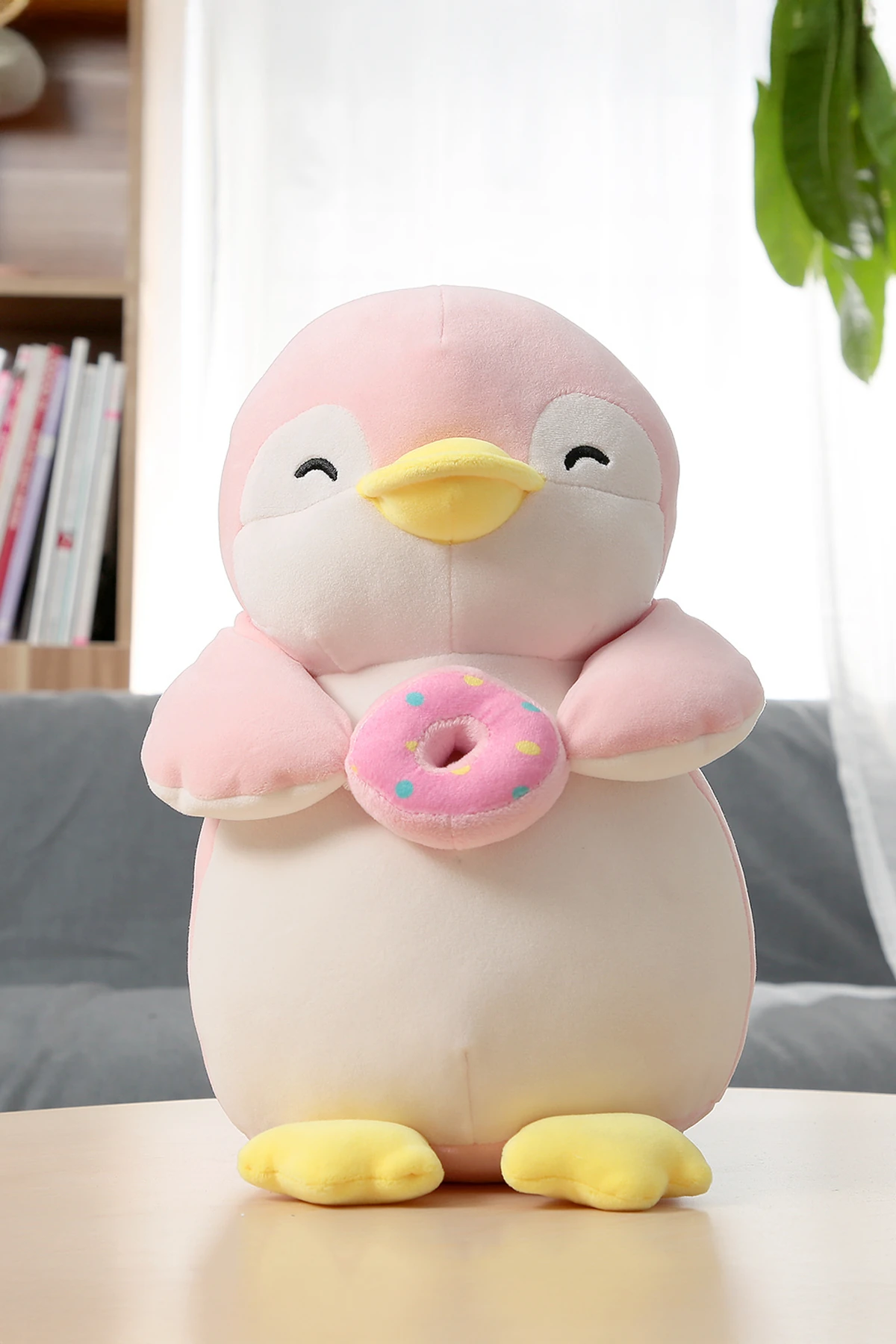 Miniso Sevimli Penguen Peluş Oyuncak (Donut)