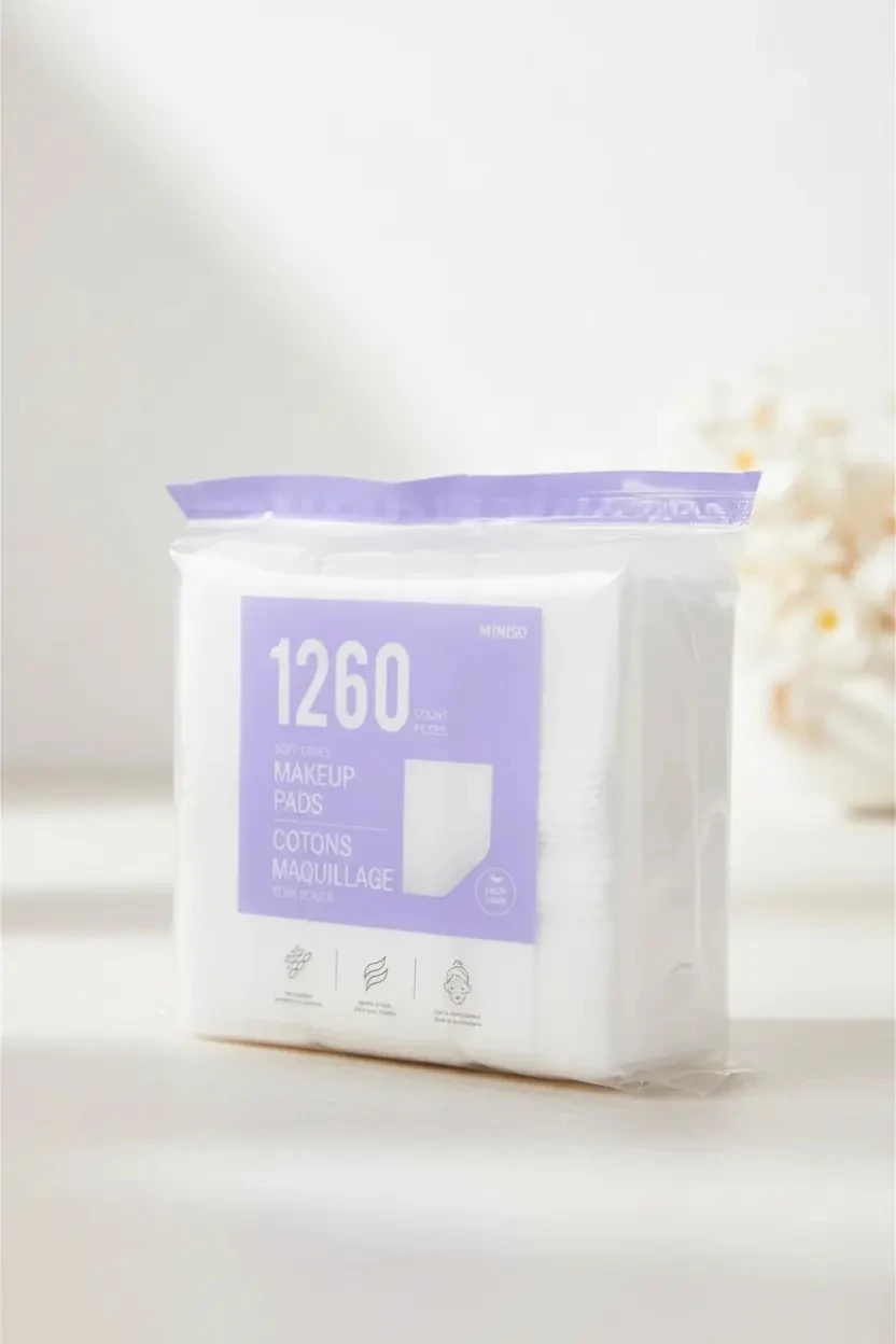 Miniso Lisanslı Soft Series Makyaj Pamuğu 1260’lı – Uzun Süreli Bakım