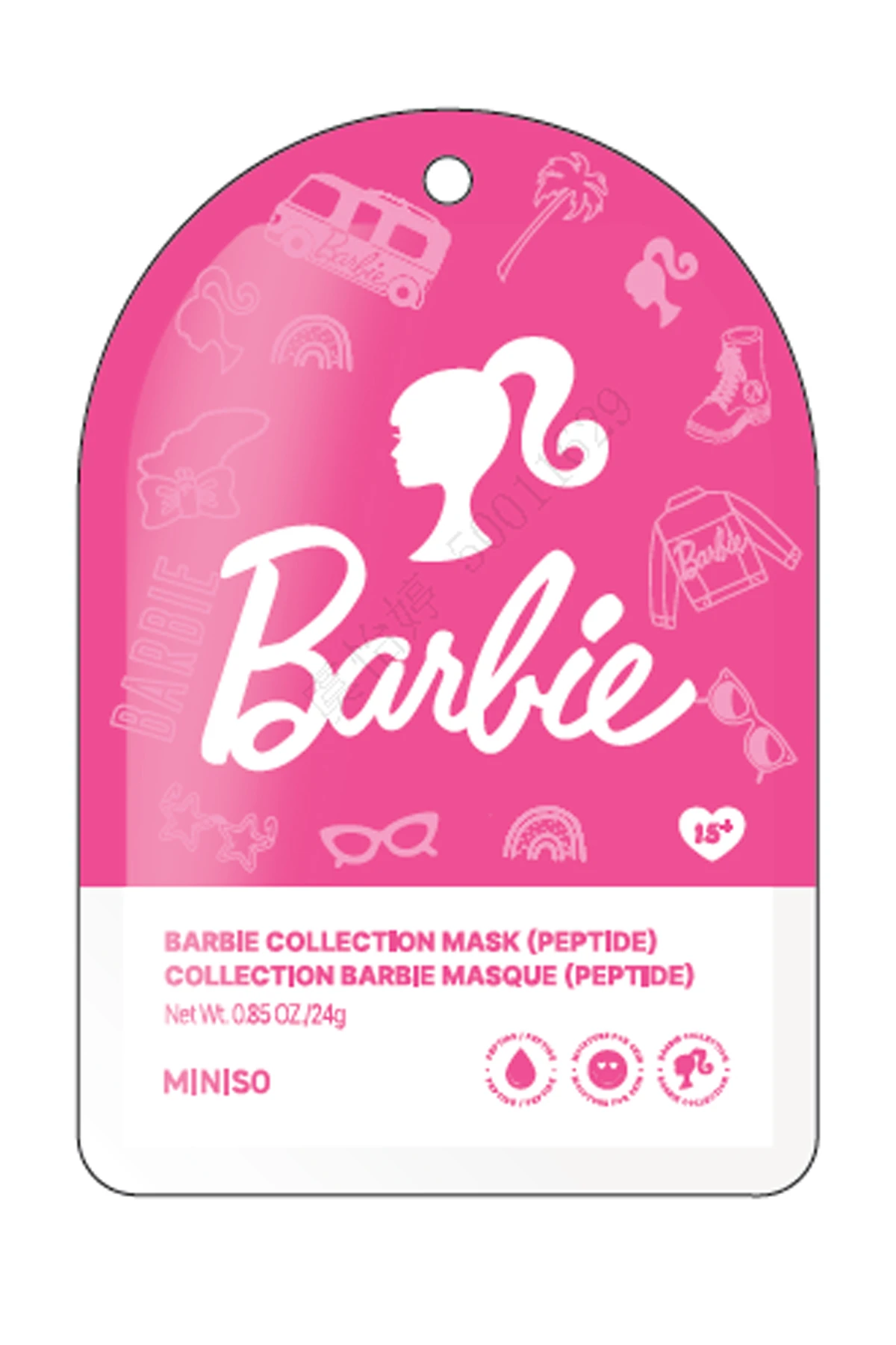 Barbie Lisanslı Kağıt Yüz Maskesi (Kolajen)