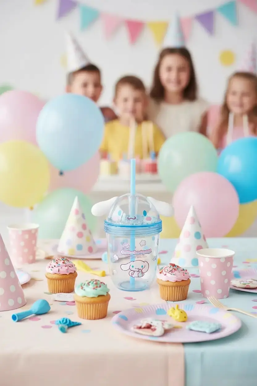 Sanrio Cinnamoroll Kulaklı Pipetli Su Şişesi 435 ml | Miniso TR