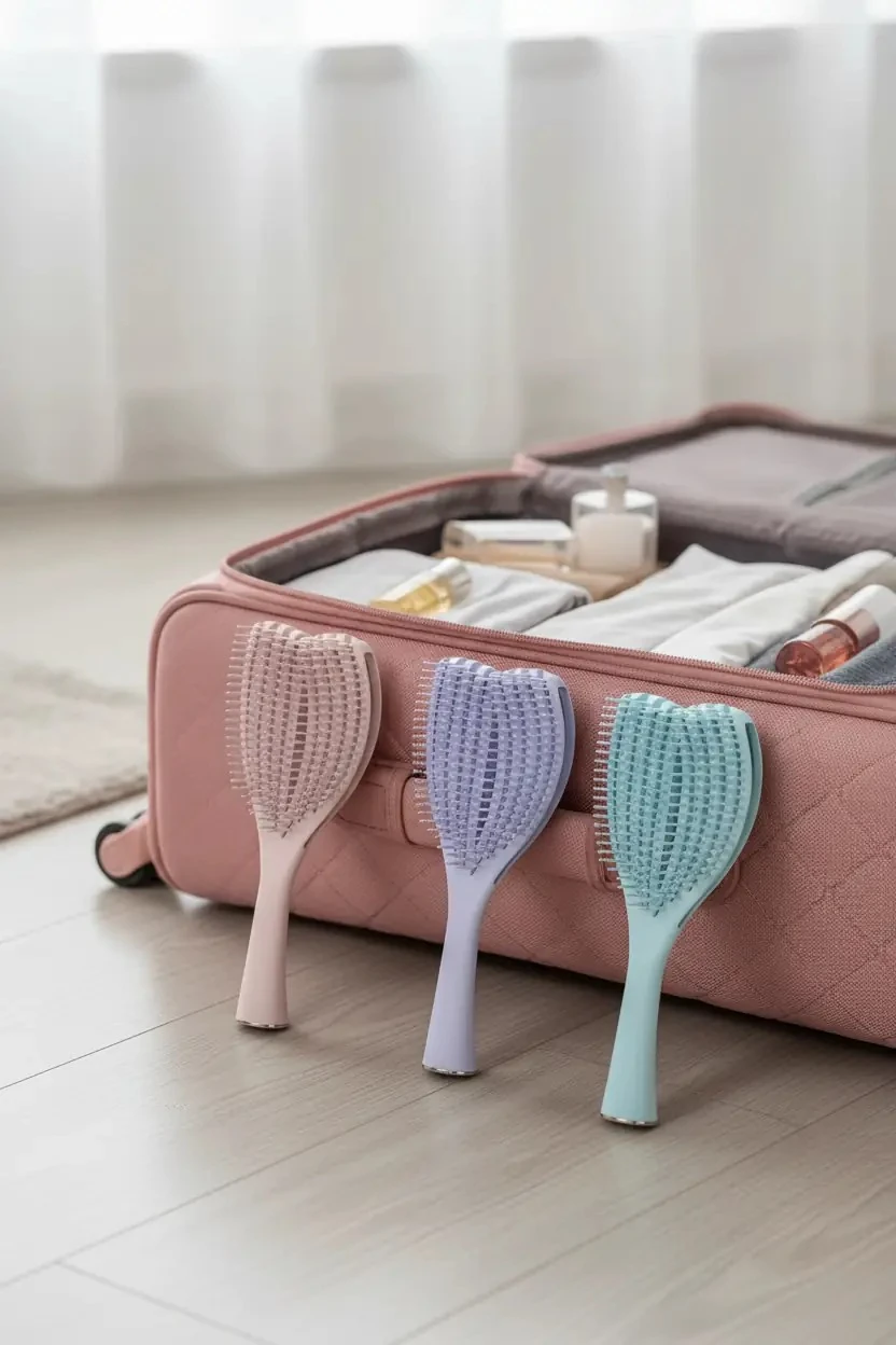 Miniso Lisanslı Kabuk Şeklinde Saç Fırçası – Hafif Tasarım 23,6 Cm
