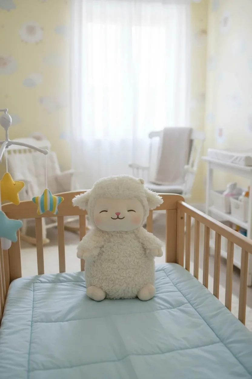 Kuzu Baa Serisi Beyaz Peluş Oyuncak 27Cm