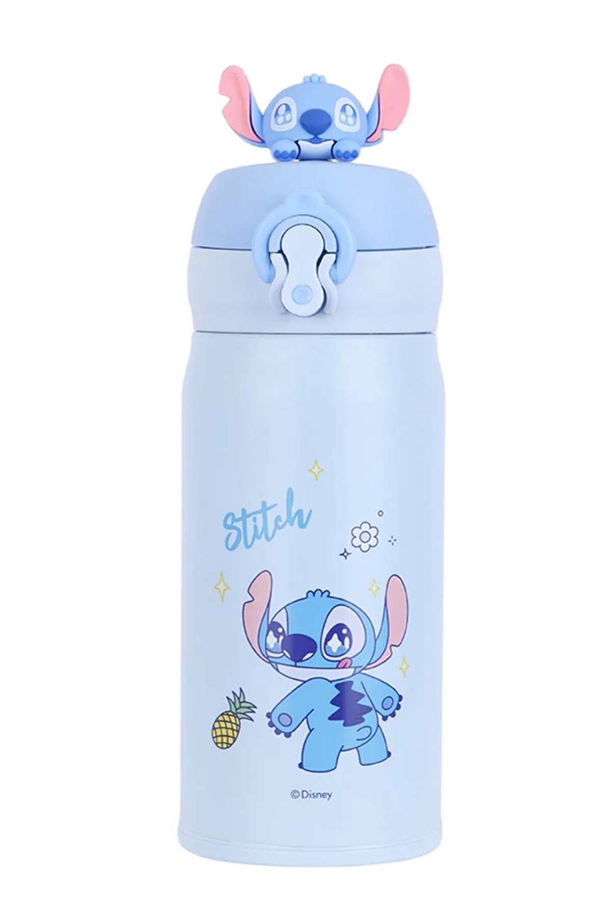 Disney Lilo&Stitch Lisanslı Parti Serisi Ananas Figürlü Termos