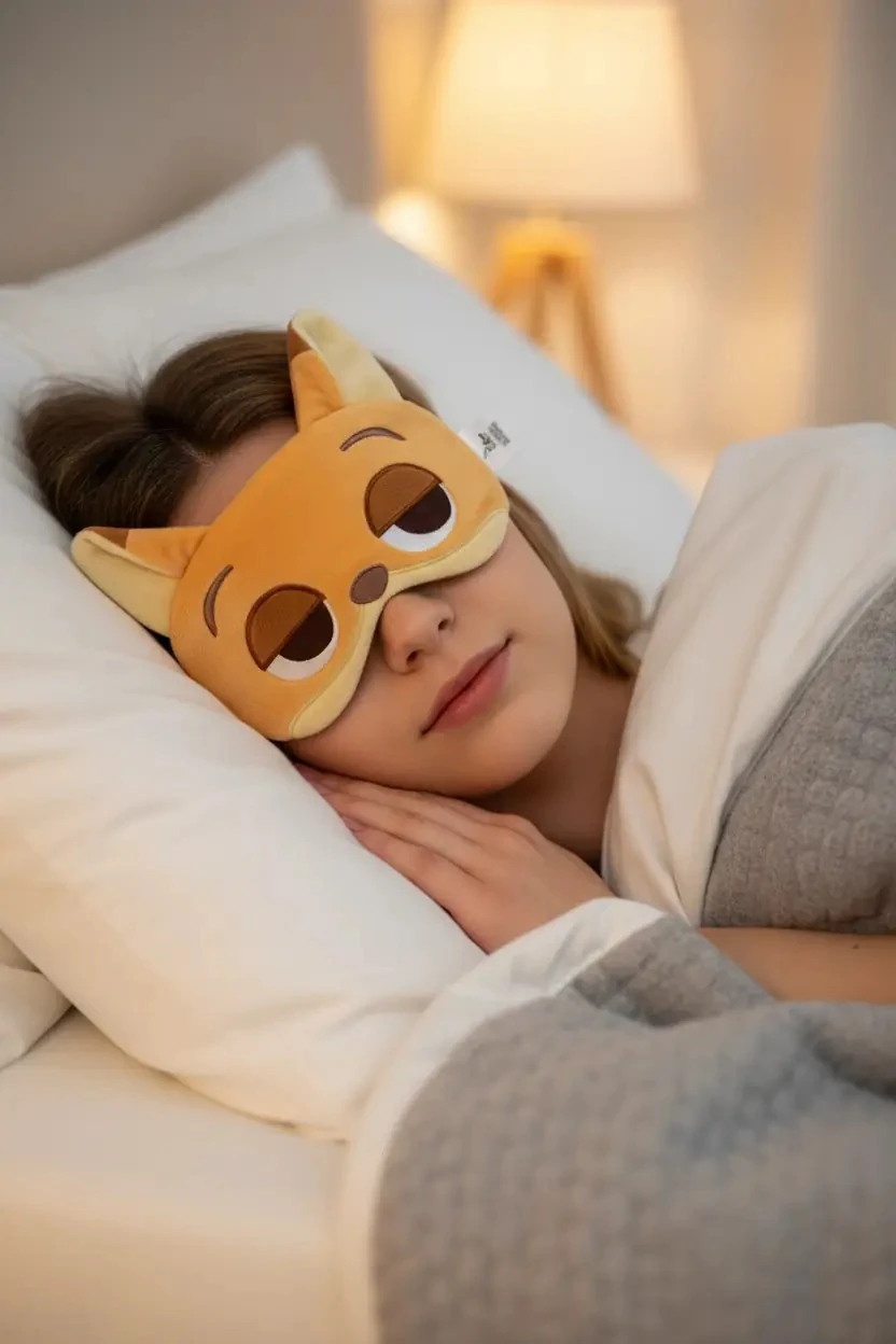 Disney Zootropolis Lisanslı Peluş Uyku Maskesi (Nick)