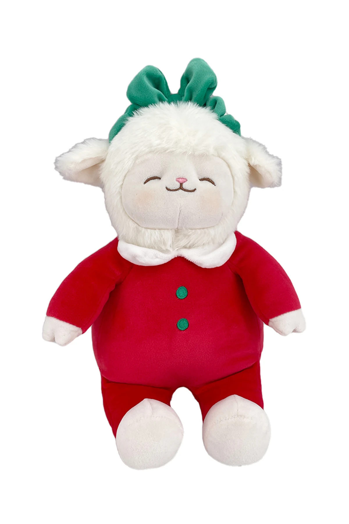 Mini Family Kuzu Baa Serisi Peluş Oyuncak - Kırmızı