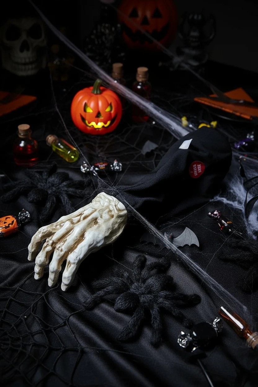 Halloween Siyah Yürüyen Kol Hareketli