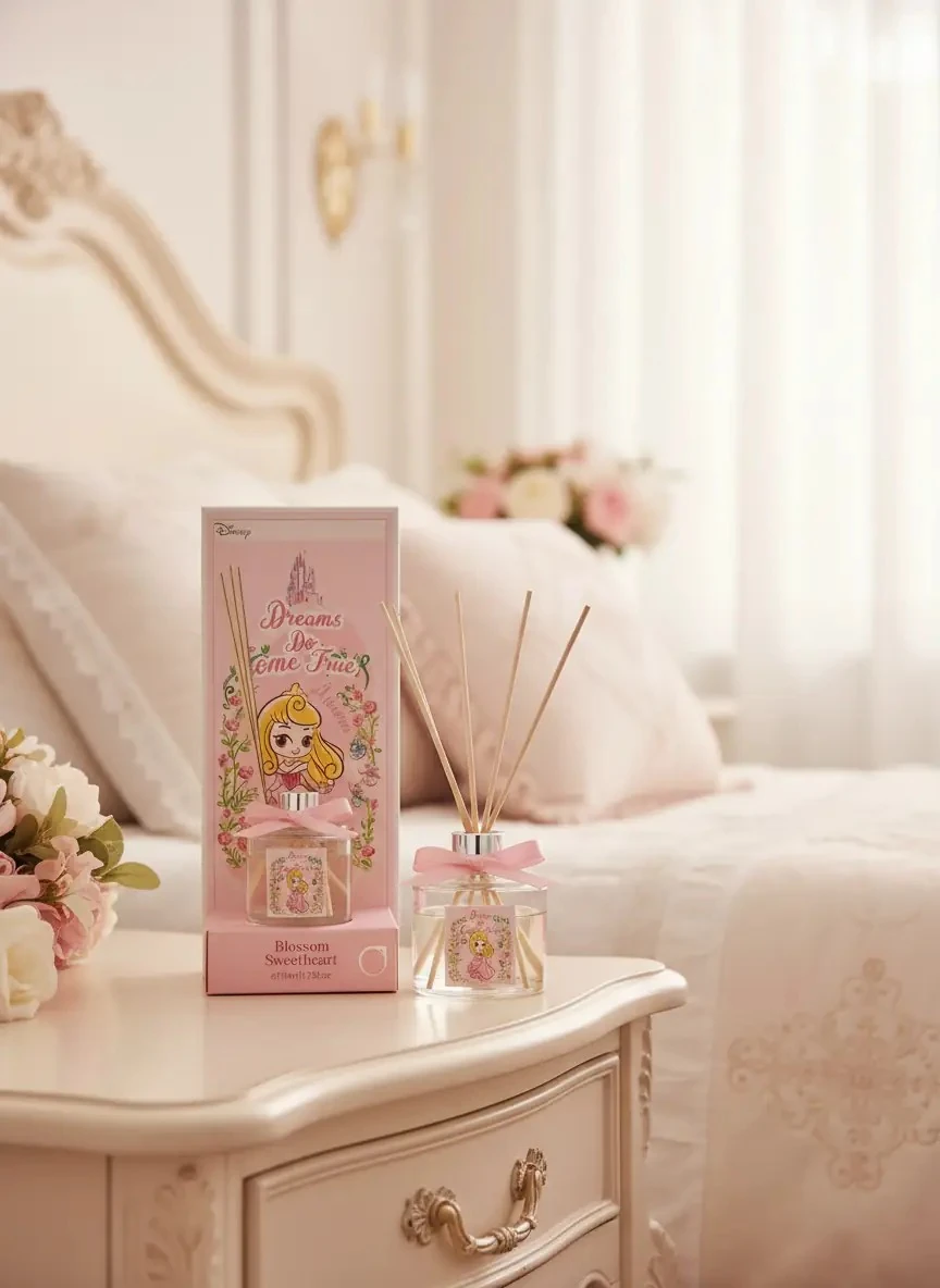 Disney Prenses Aurora Lisanslı Oda Kokusu – Çubuklu Dekoratif Difüzör Ve Ev Parfümü 24 Cm