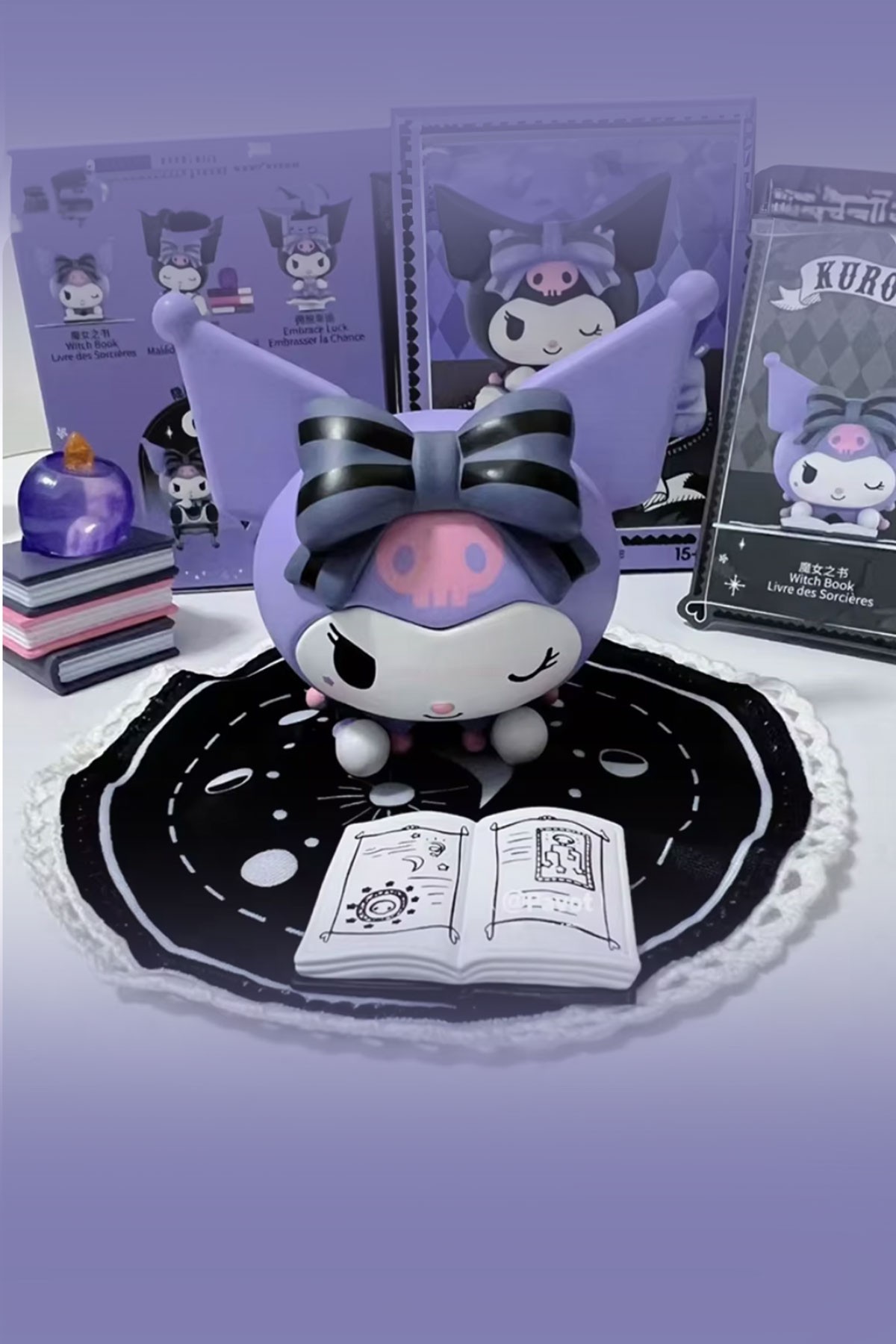 Sanrio Lisanslı Kuromi Şanslı Kehanet Serisi Sürpriz Figürlü Kutu Blind Box