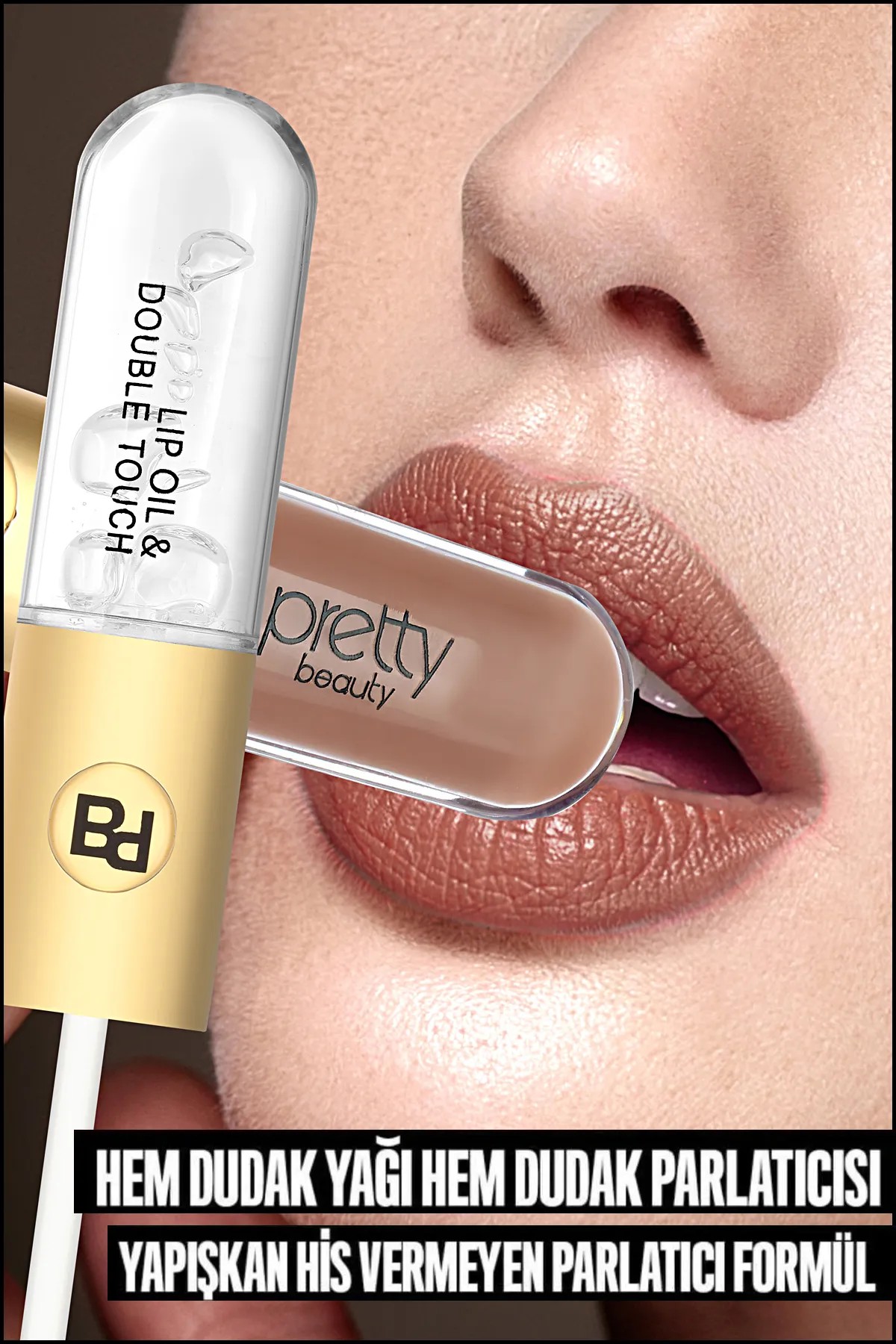 Pretty Beauty Çift Taraflı Mat Ruj & Lip Oil Pb-408A-02