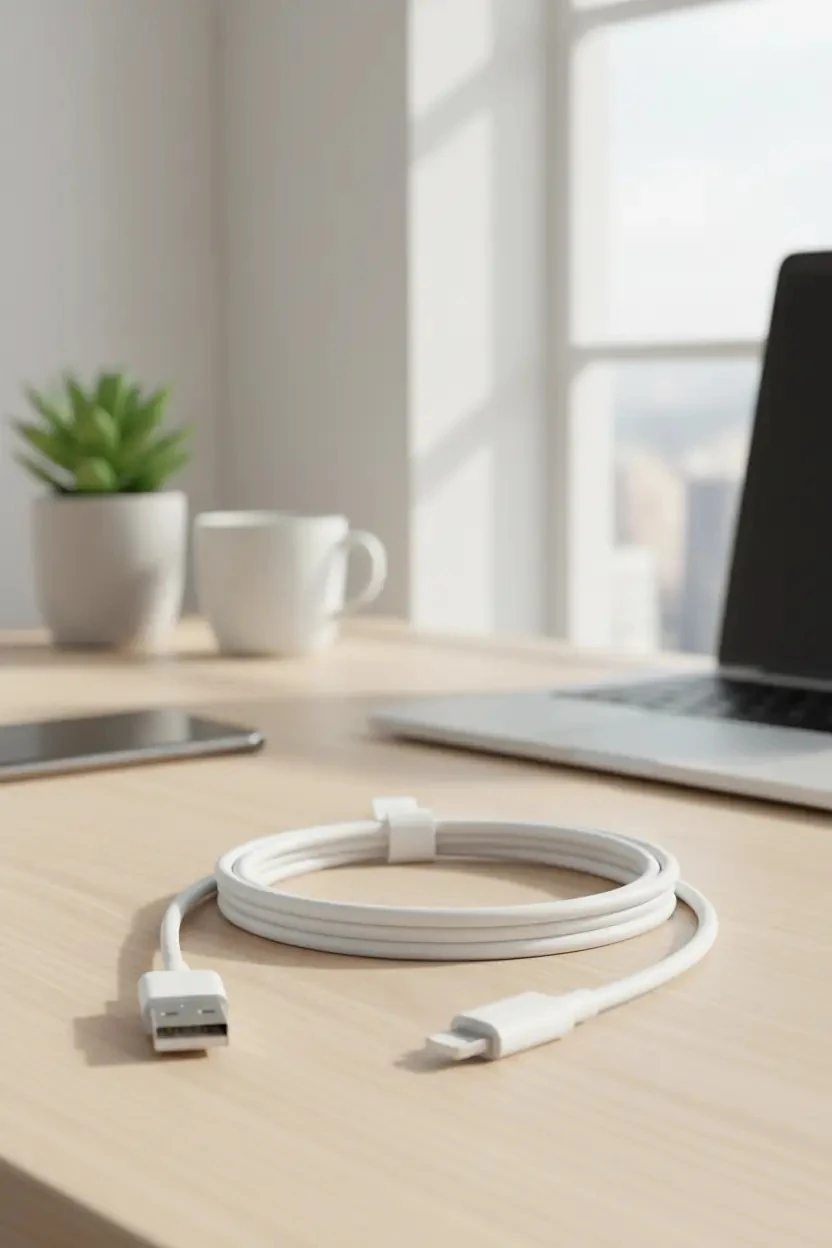 Miniso Lisanslı Apple iPhone Uyumlu Lightning Hızlı Şarj ve Senkronizasyon Kablosu – 3A Yüksek Performans 1M