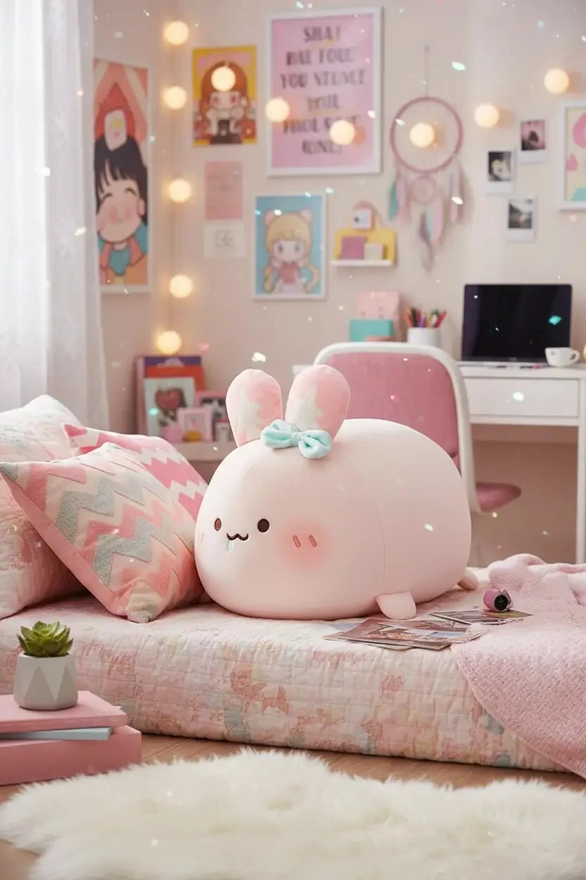 Soft Fufu Koleksiyonu Aç Tavşan Peluş Oyuncak