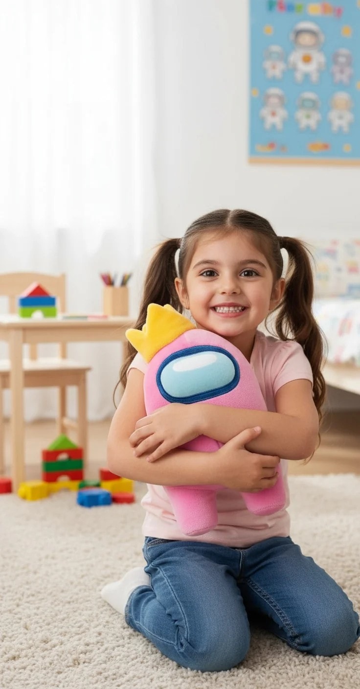 Yume Toys Among Us 30cm Peluş Oyuncak - Pembe