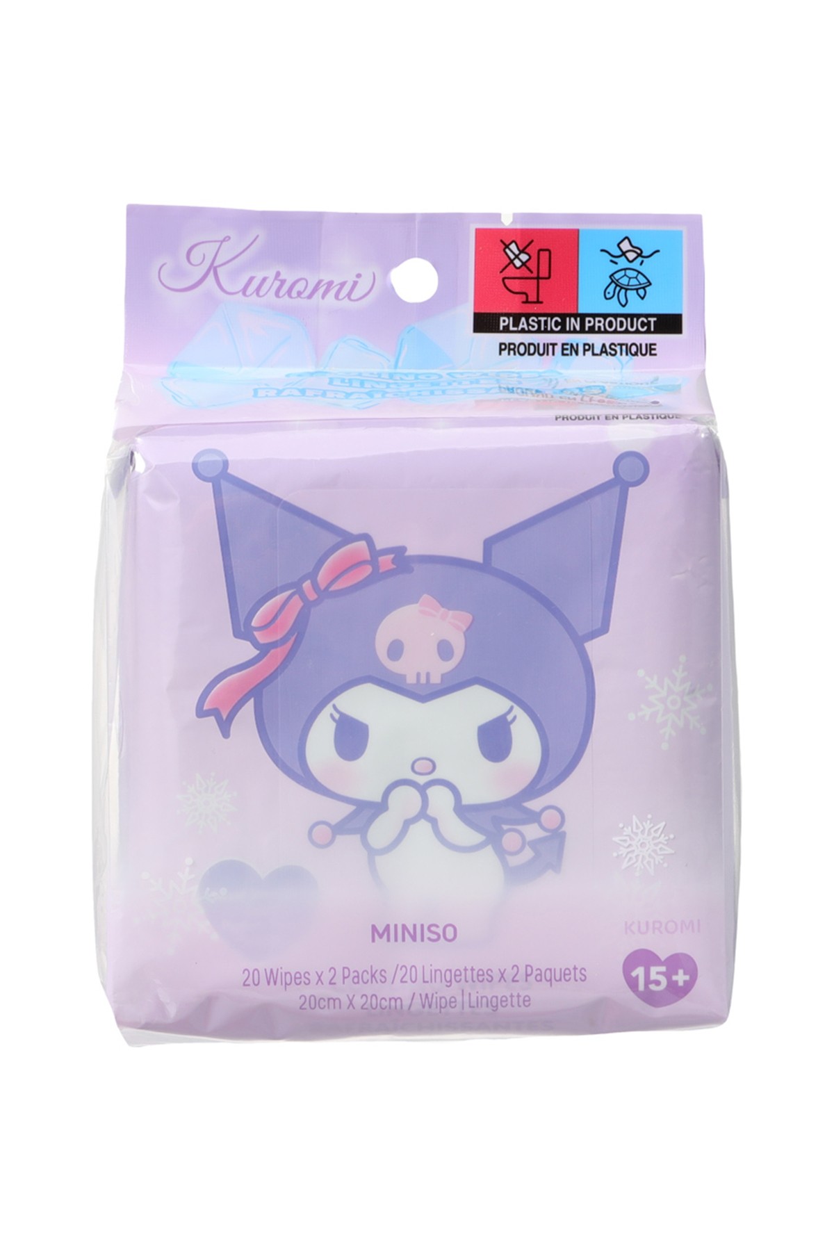 Sanrio Lisanslı Serinletici Islak Mendil (20 Adet*2 Paket)
