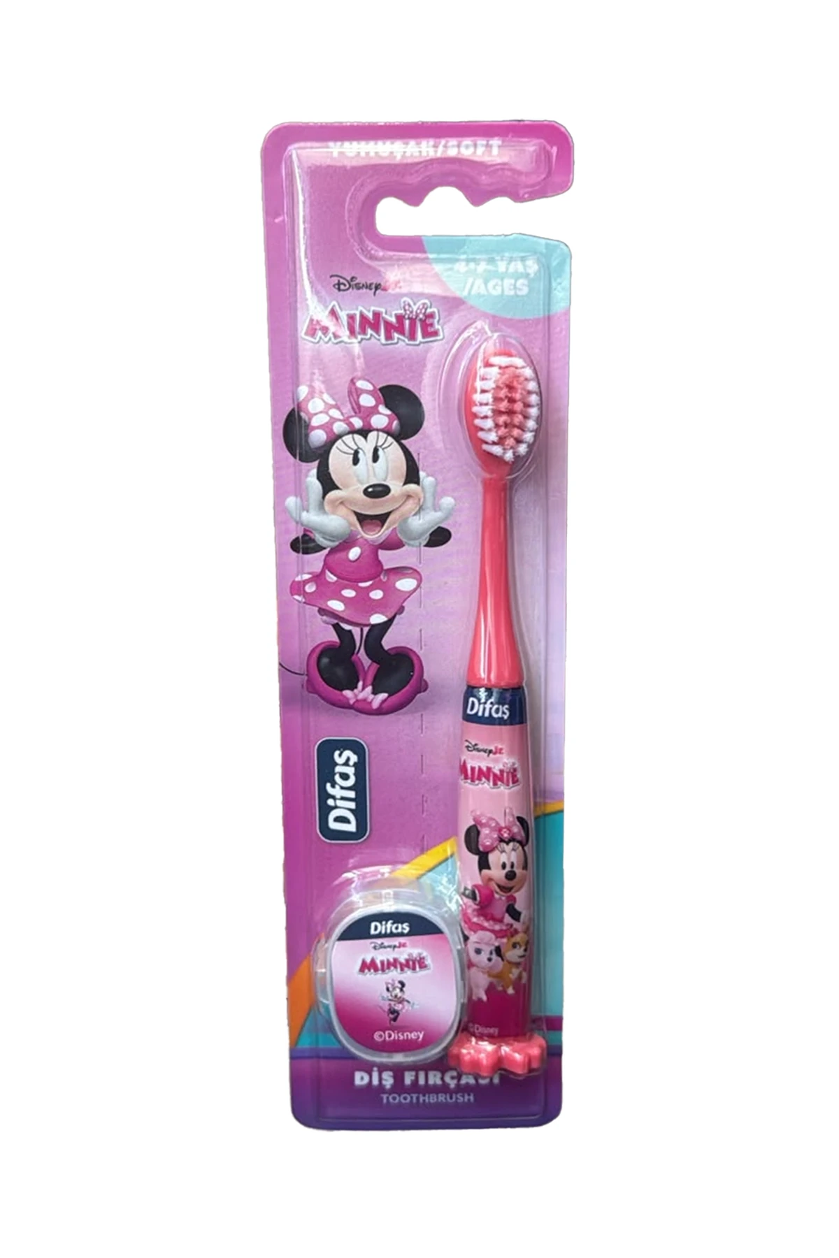 Minnie Lisanslı Diş Fırçası (4-7 Yaş  / Yumuşak )