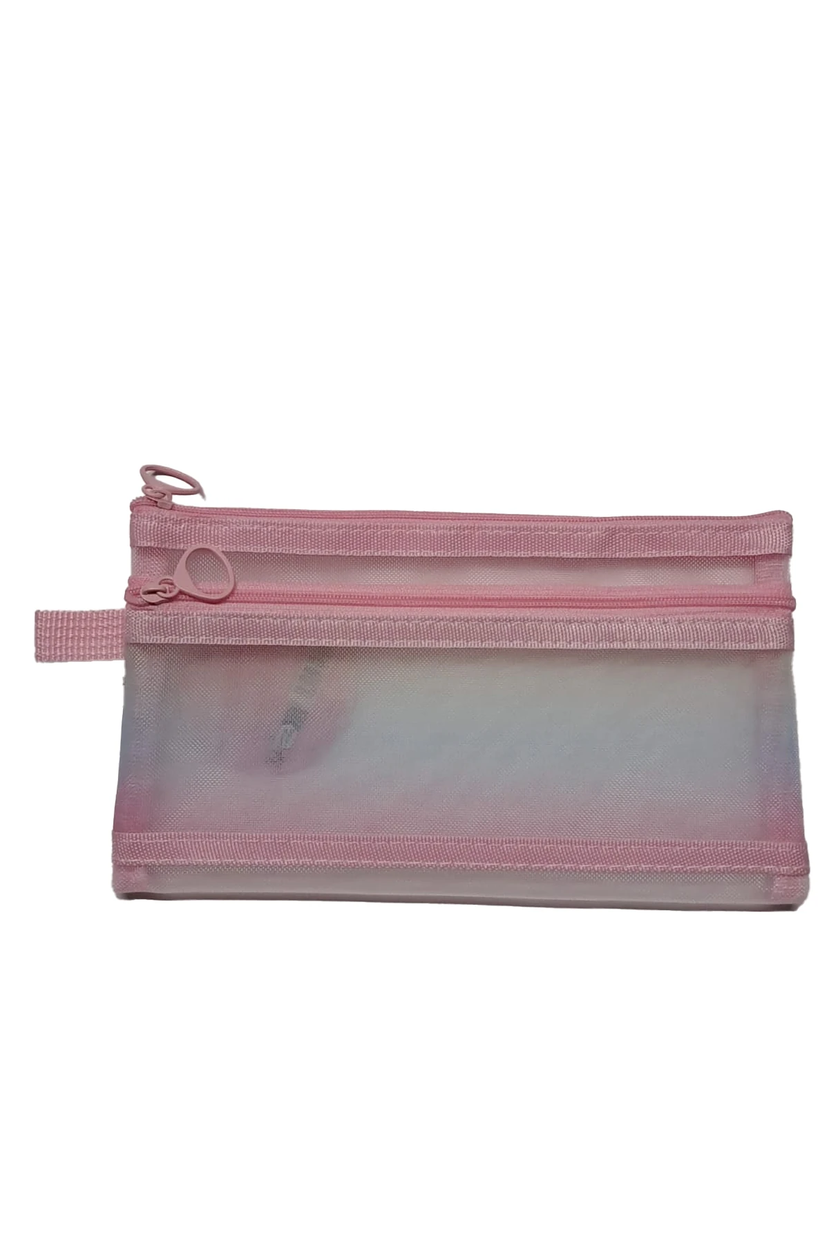 Miniso Lisanslı A6 Gradyan Çift Katmanlı File Kalem Çantası 21 Cm – Pembe