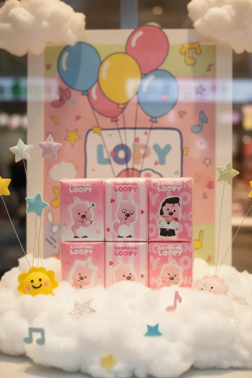 Zanmang Loopy Lisanslı Kokulu Kağıt Mendil 7 Yp. (12 paket)