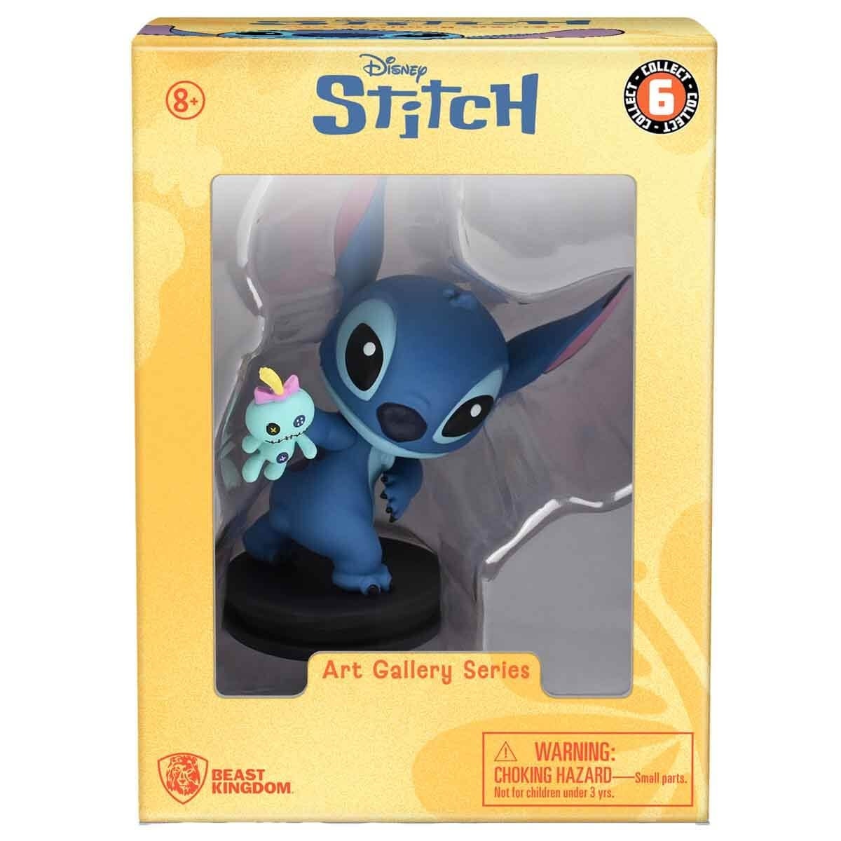 Disney Lisanslı Yume Hero Box Stitch Sanat Galerisi Serisi Figür