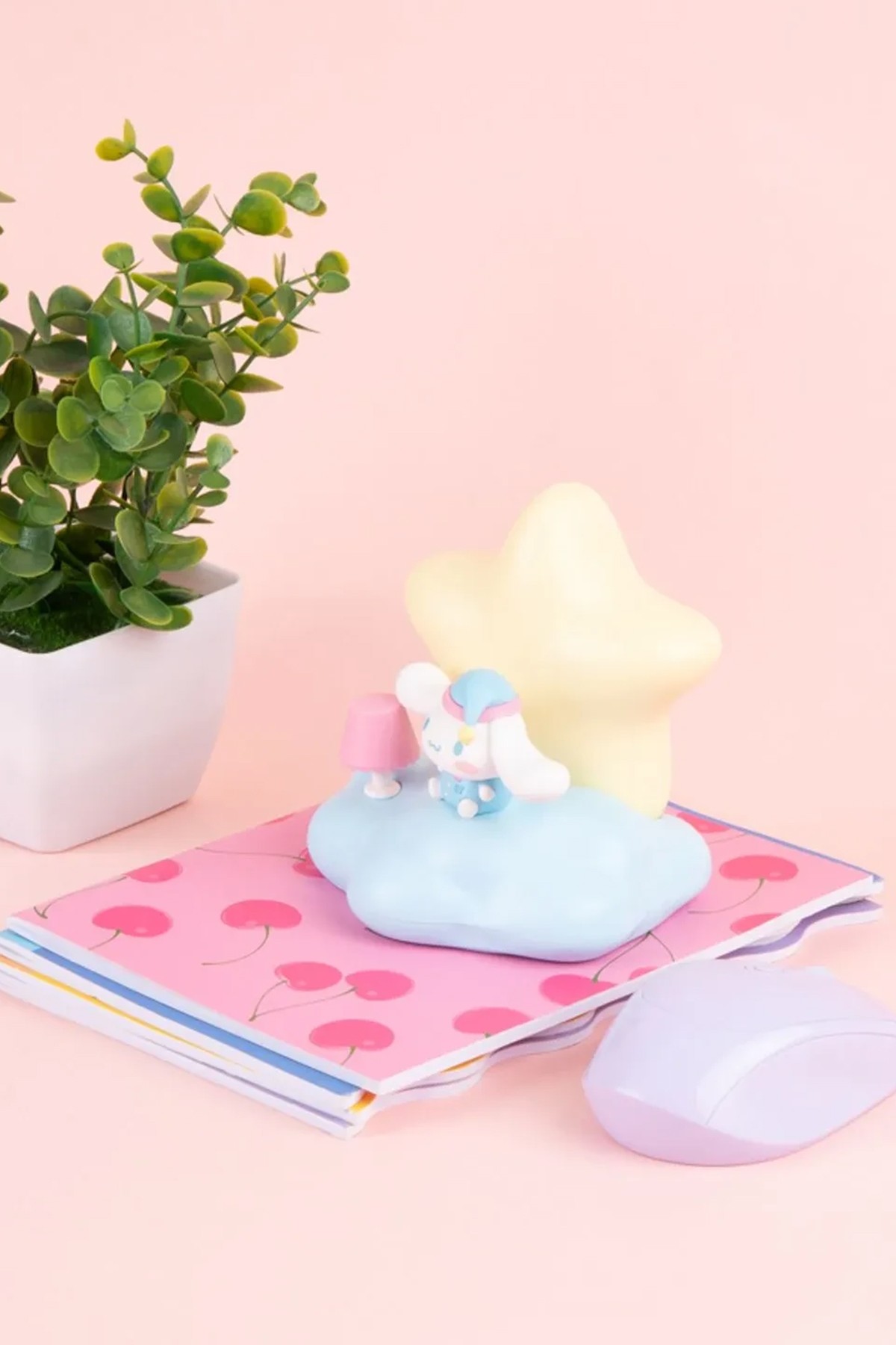 Sanrio Lisanslı Düş Serisi LED Gece Lambası - Cinnamoroll