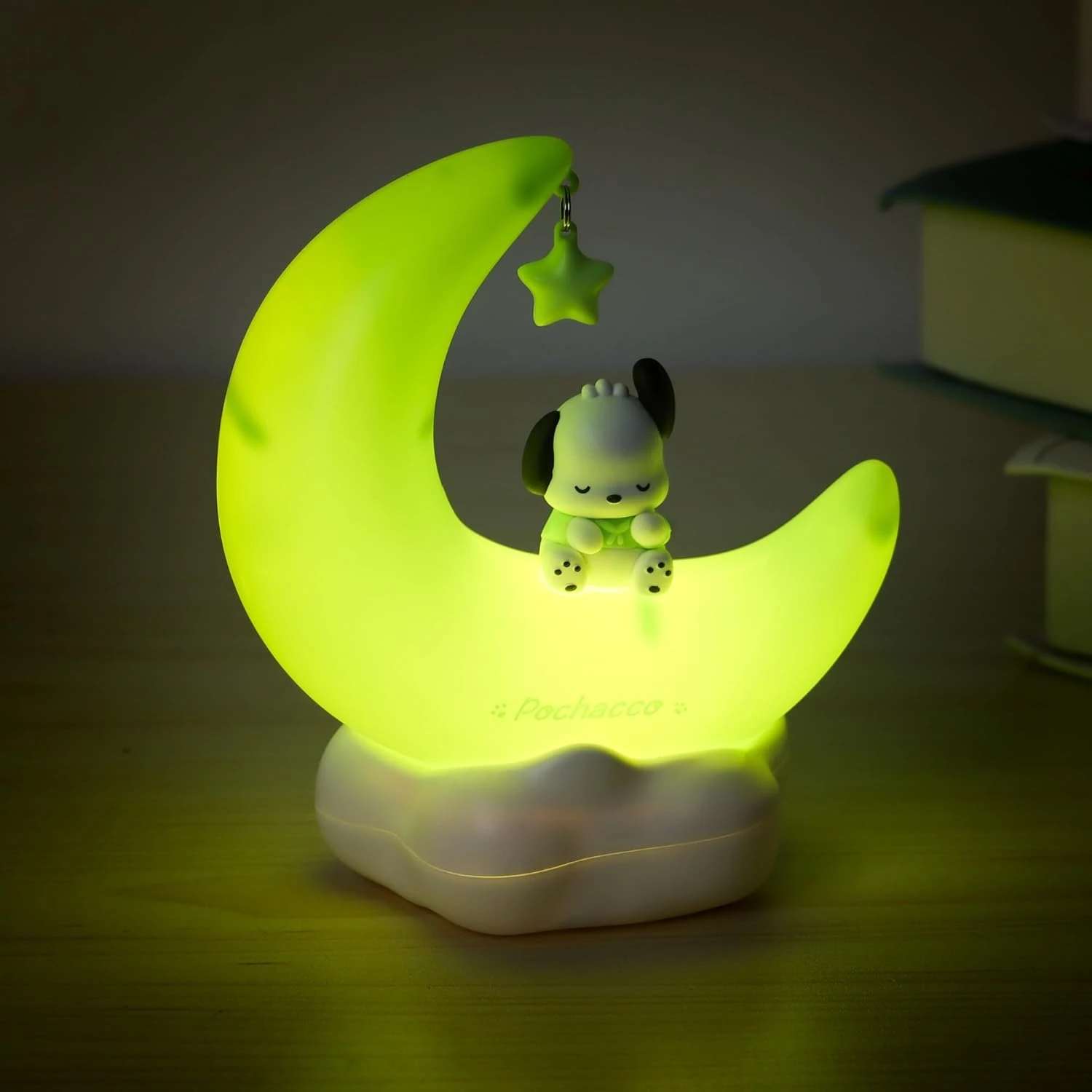 Sanrio Lisanslı Ay Şekilli Gece Lambası - Pochacco