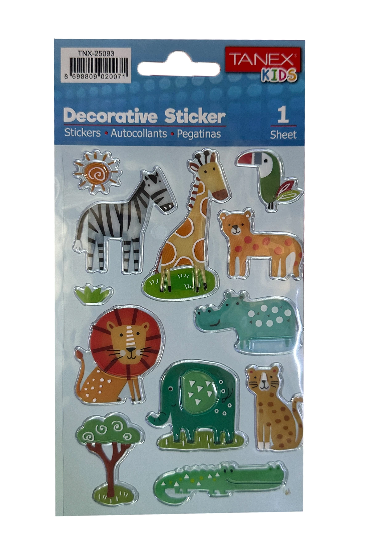 Orman Hayvanları Serisi Etiketi