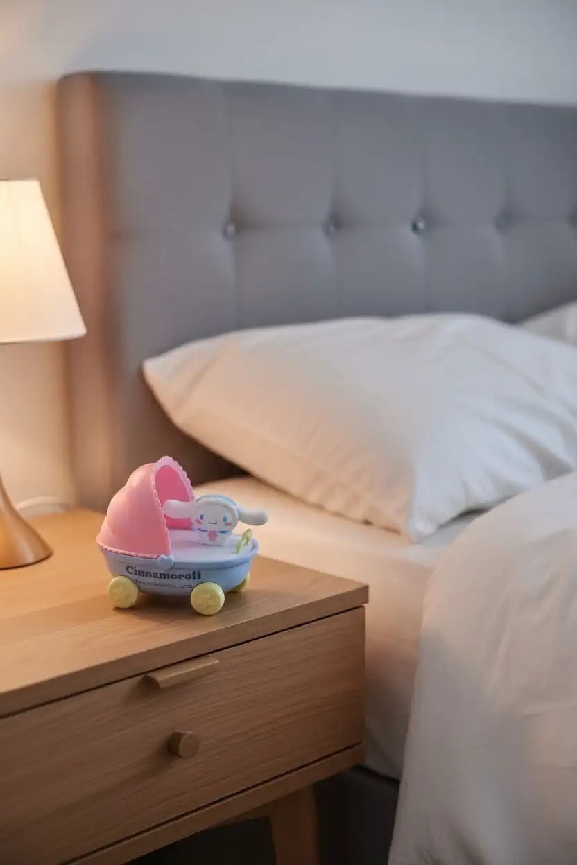 Sanrio Lisanslı Bebek Arabası Gece Lambası - Cinnamoroll
