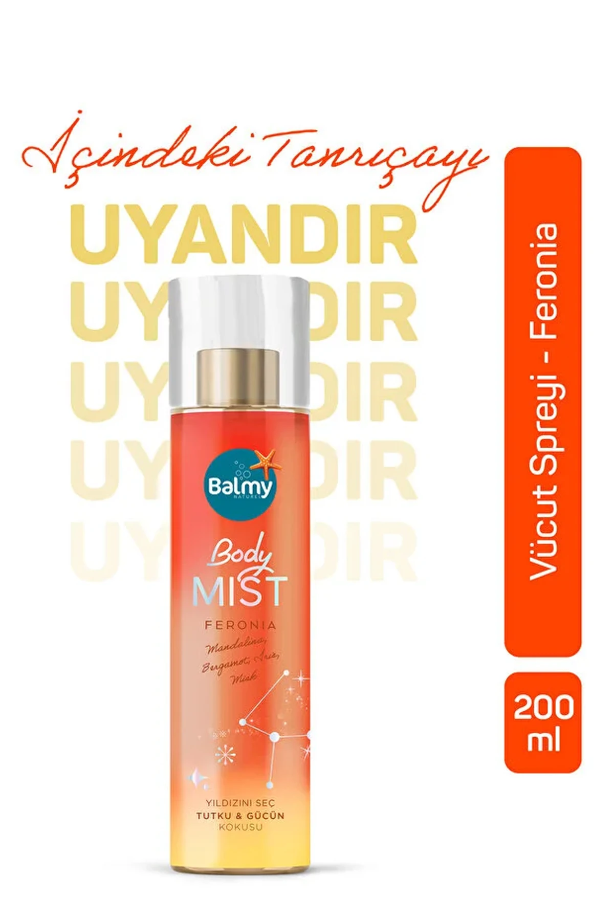 Balmy Feronia Vücut Spreyi Mandalina-Lavanta- Misk 200 ml