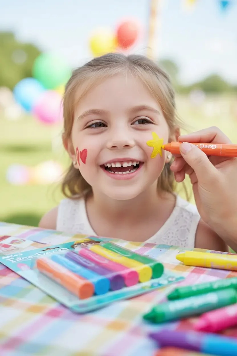 Amos Yüz Boyası 6’lı Blister Canlı Renkler – Kolay Uygulanan Stick Formlu Yüz Boyama Seti