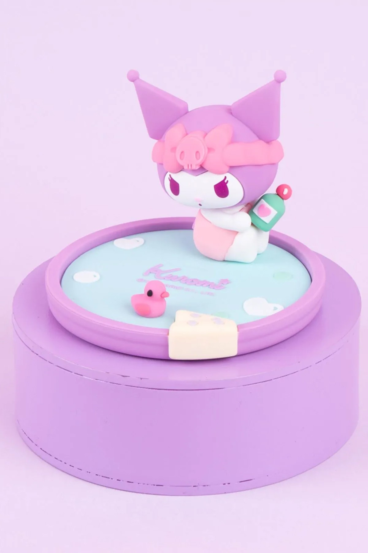 Sanrio Lisanslı Banyo Serisi Masa Üstü Telefon Tutucu - Kuromi