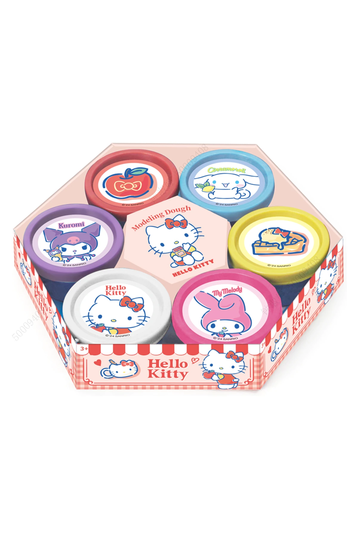 Sanrio Lisanslı Tatlı Serisi Oyun Hamuru Seti – 6 Çeşit Yaratıcı Oyun Hamuru