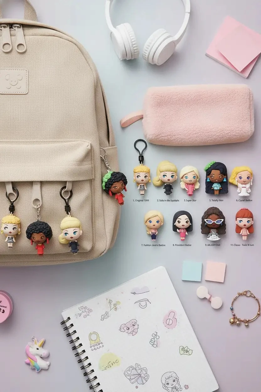 Barbie Lisanslı Klipsli Figür Blind Box – Sürpriz Koleksiyon