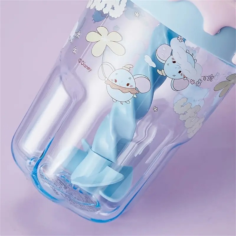 Disney Lisanslı Ufufy Serisi 560ml Karıştırmalı Pipetli Bardak