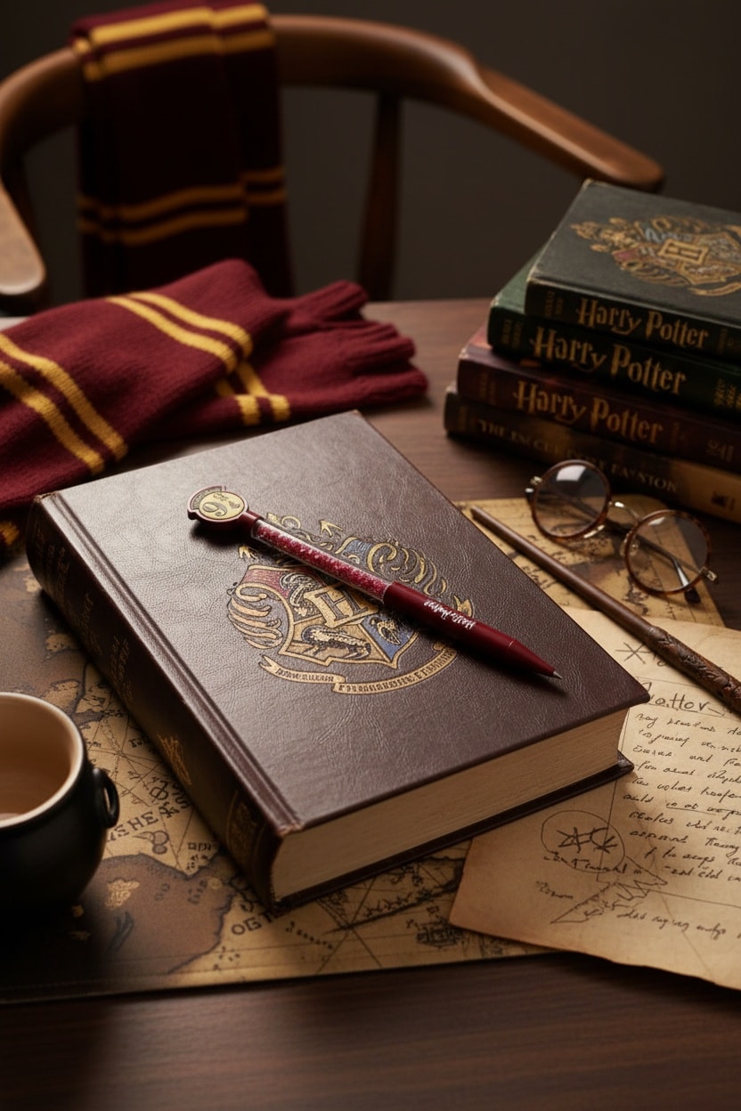 Harry Potter Lisanslı Metal Figürlü Tükenmez Kalem (Siyah)