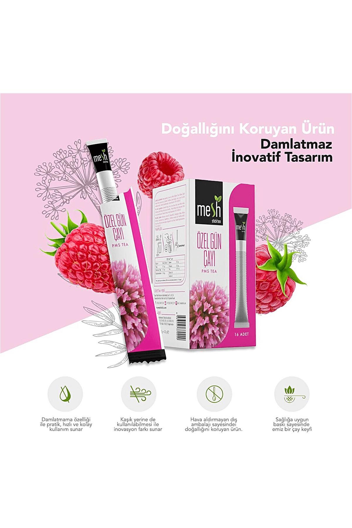 Mesh Stick Özel Günler İçin Aromatik Bitki Çayı - 16'Lı