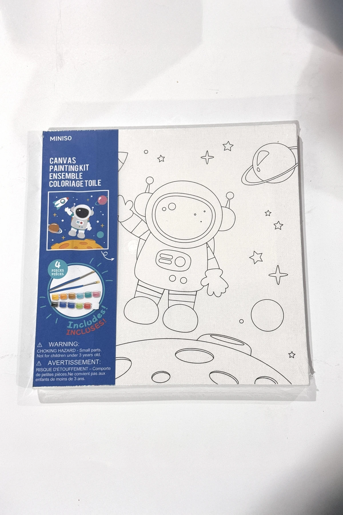 Çerçeveli Renkli Boyama Seti (Astronot)