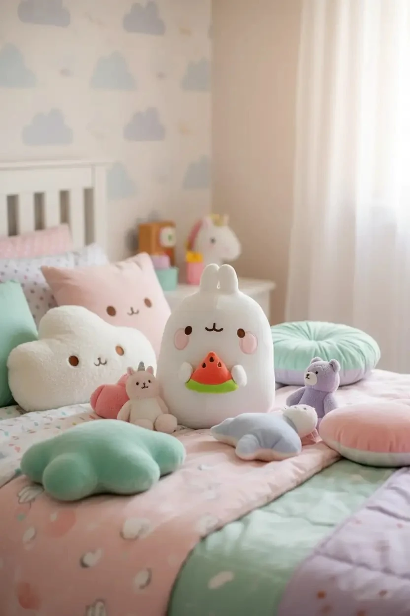 Molang Lisanslı Karışık Seri Küçük Boy Peluş Oyuncak – Sevimli Karakterler Ve Yumuşak Figür Serisi