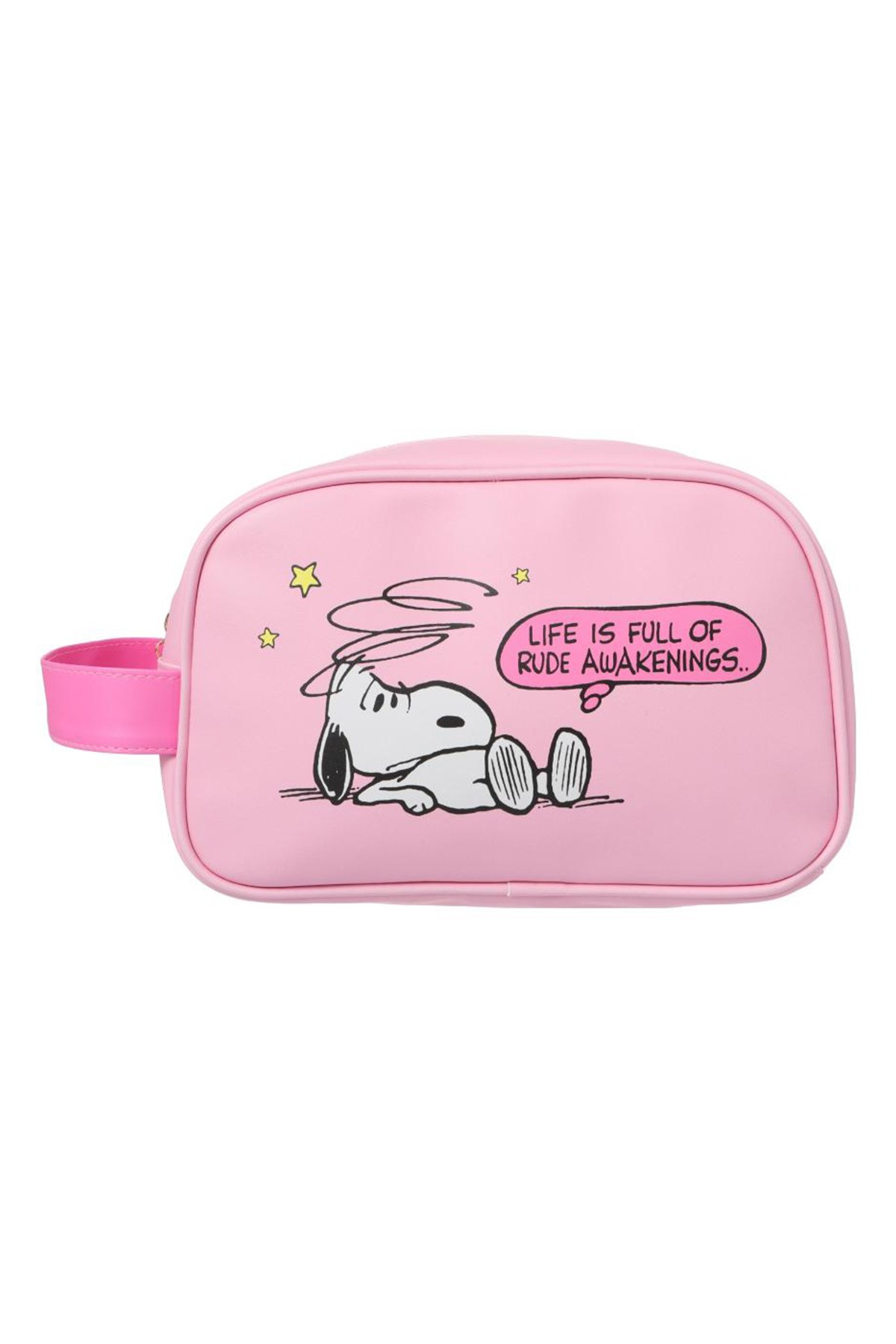 Snoopy Lisanslı Vintage Serisi Kontrast Kozmetik Çantası