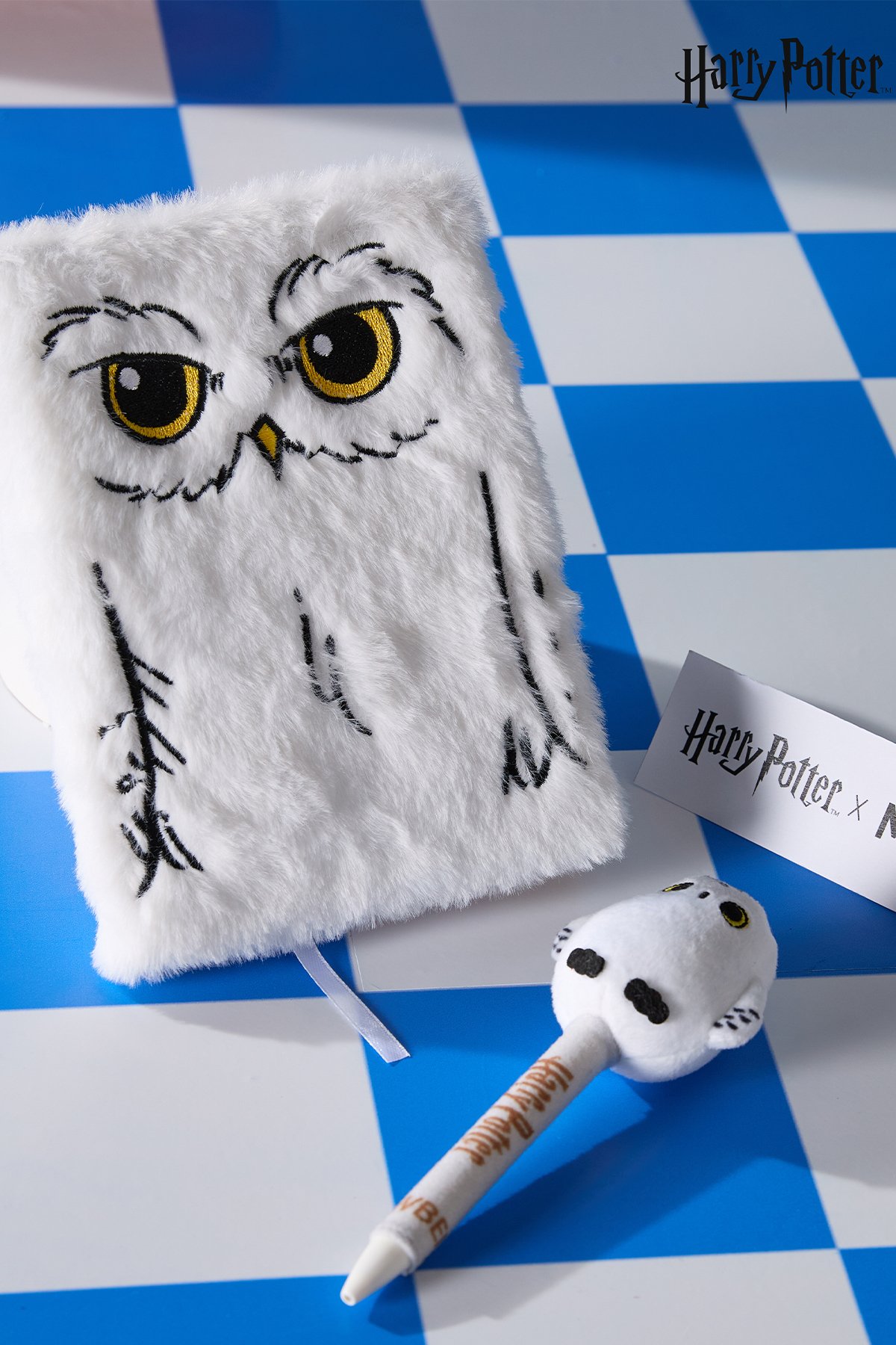 Harry Potter Lisanslı Peluş Defter - Hedwig